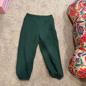 Aritzia Campus Green Sweatfleece Mega Joggers